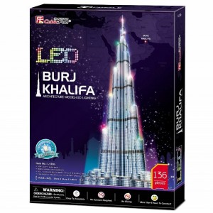 CubicFun 3D PUZZLE LED Burj Khalifa 